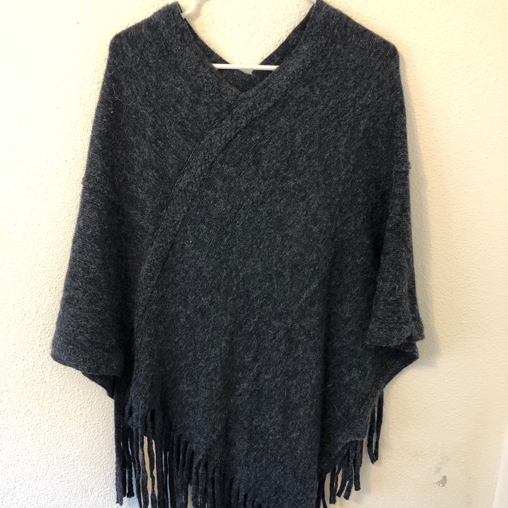 Sweater poncho